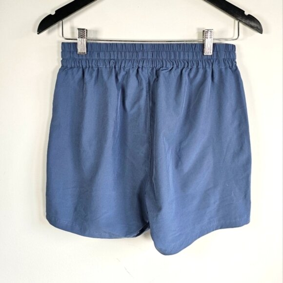 Life Integrity Earth Blue Athletic Shorts Elastic Waist - Picture 4 of 9